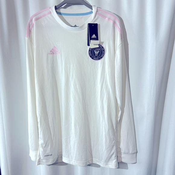 NWT Adidas MLS Inter Miami LS Jersey - Picture 1 of 2